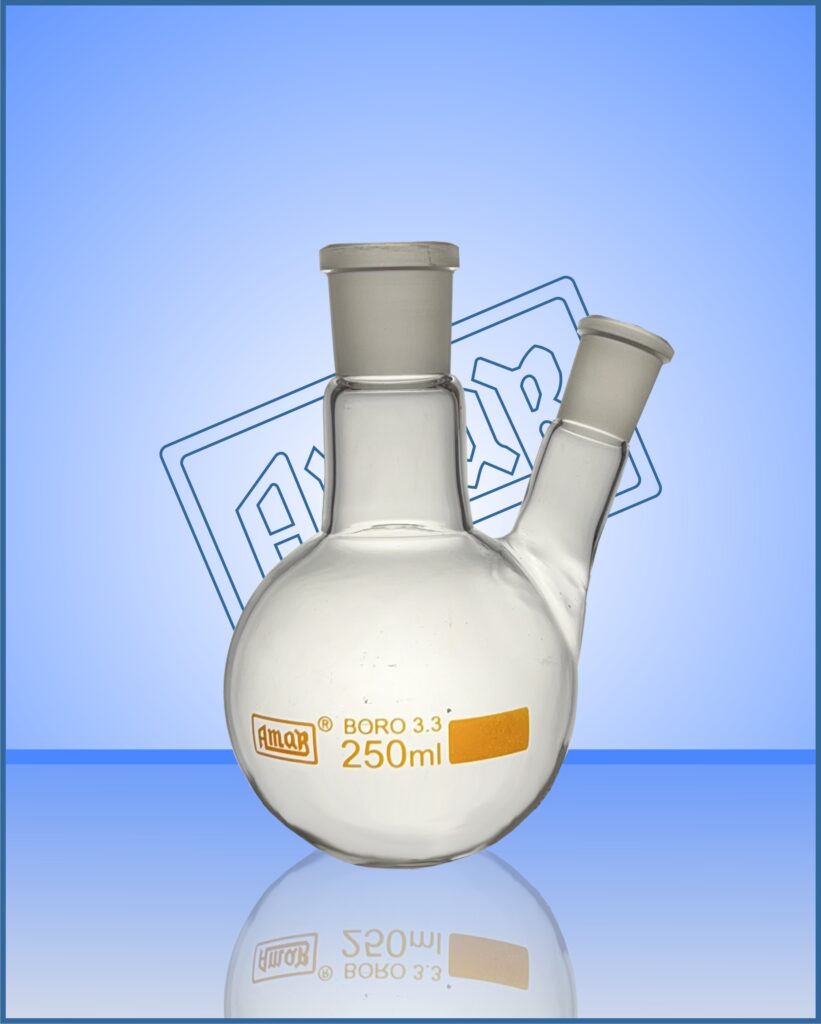 2 Neck, Round Bottom Flask, Angular