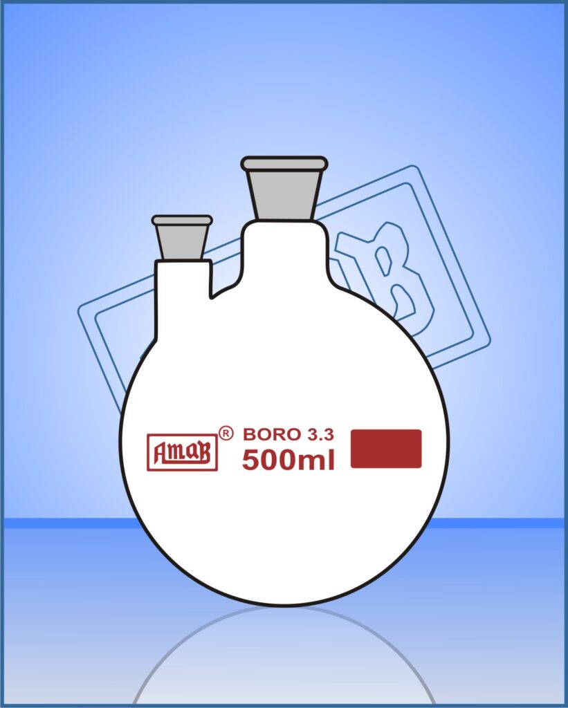2 Neck, Round Bottom Flask, Parallel