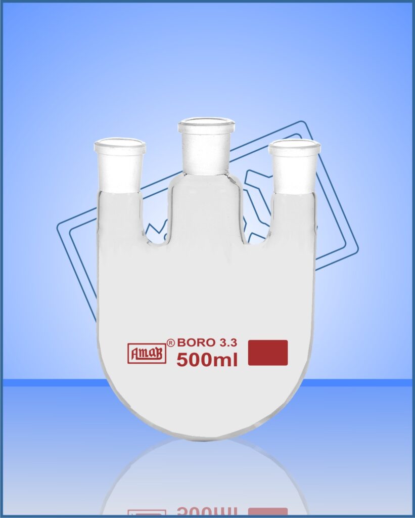 3 Neck, Round Bottom Flask, Parallel