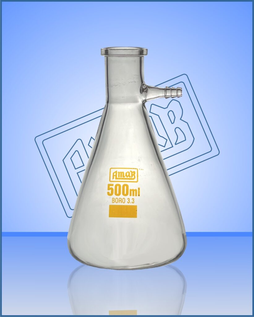 Filter Flask, with glass connector