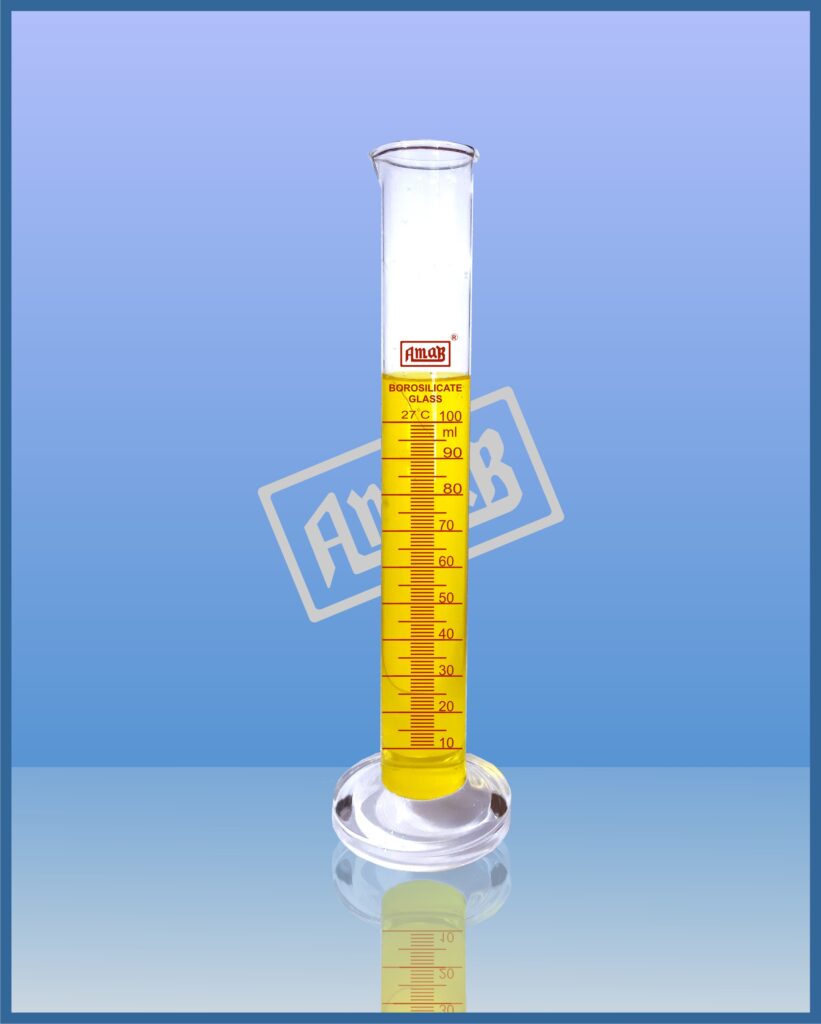 Measuring Cylinder Graduated Class B, Stopper, Hexa Base