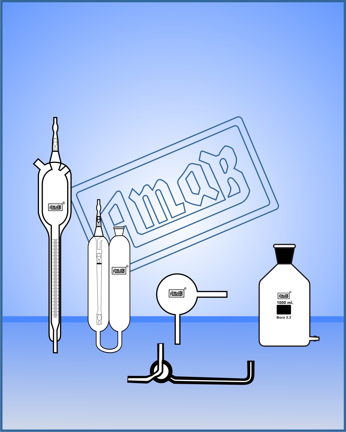CARBON, SULPHUR DETERMINATION GLASS PARTS