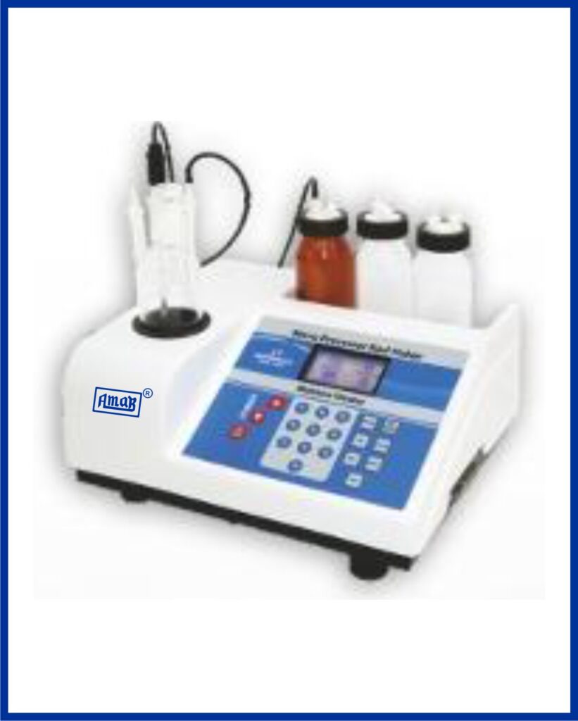Microprocessor K.F. Moisture Titrator (Graphical Display)