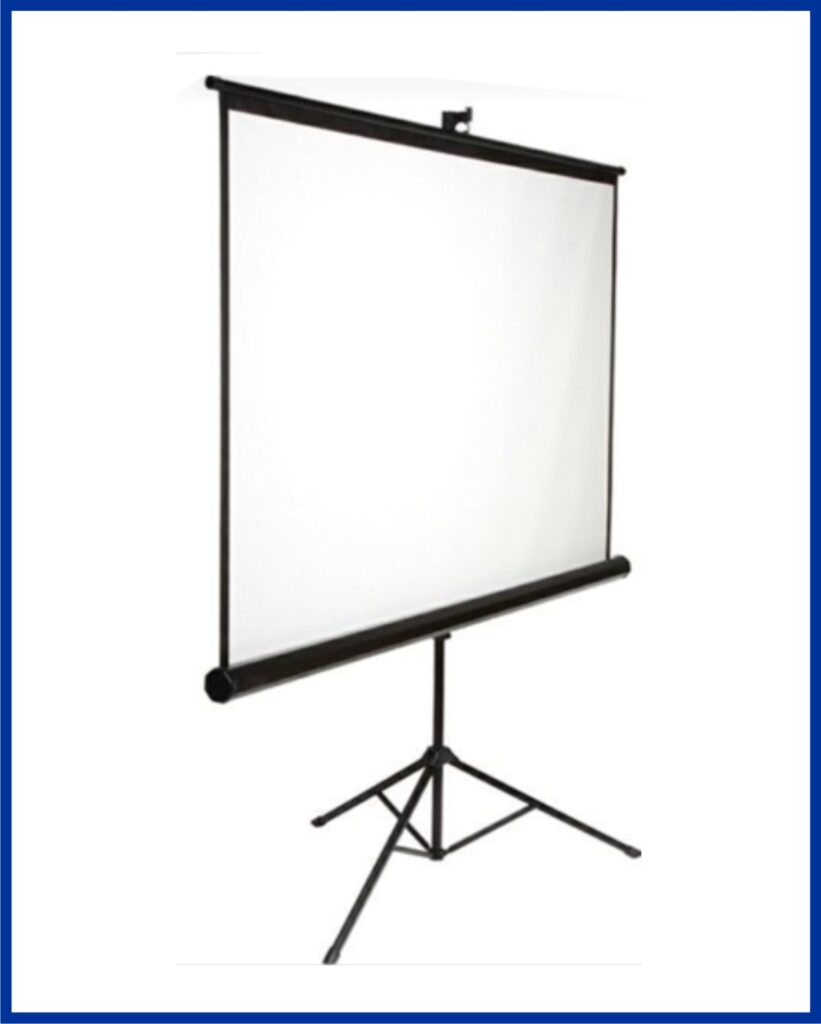 Projector Screen (With Metalic Stand)