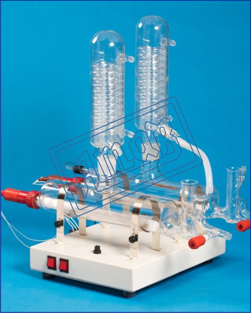 Double Still Water Still with Silica Sheathed Heater